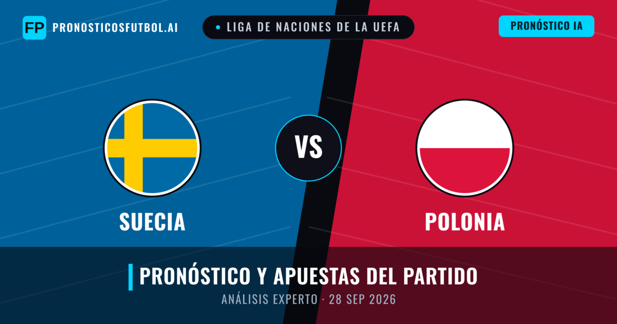 Suecia vs Polonia — pronóstico y previa del partido