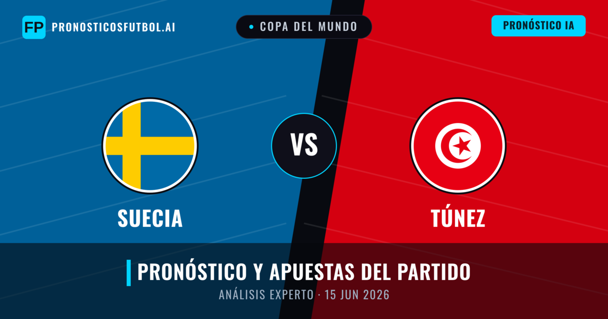 Suecia vs Túnez — pronóstico y previa del partido