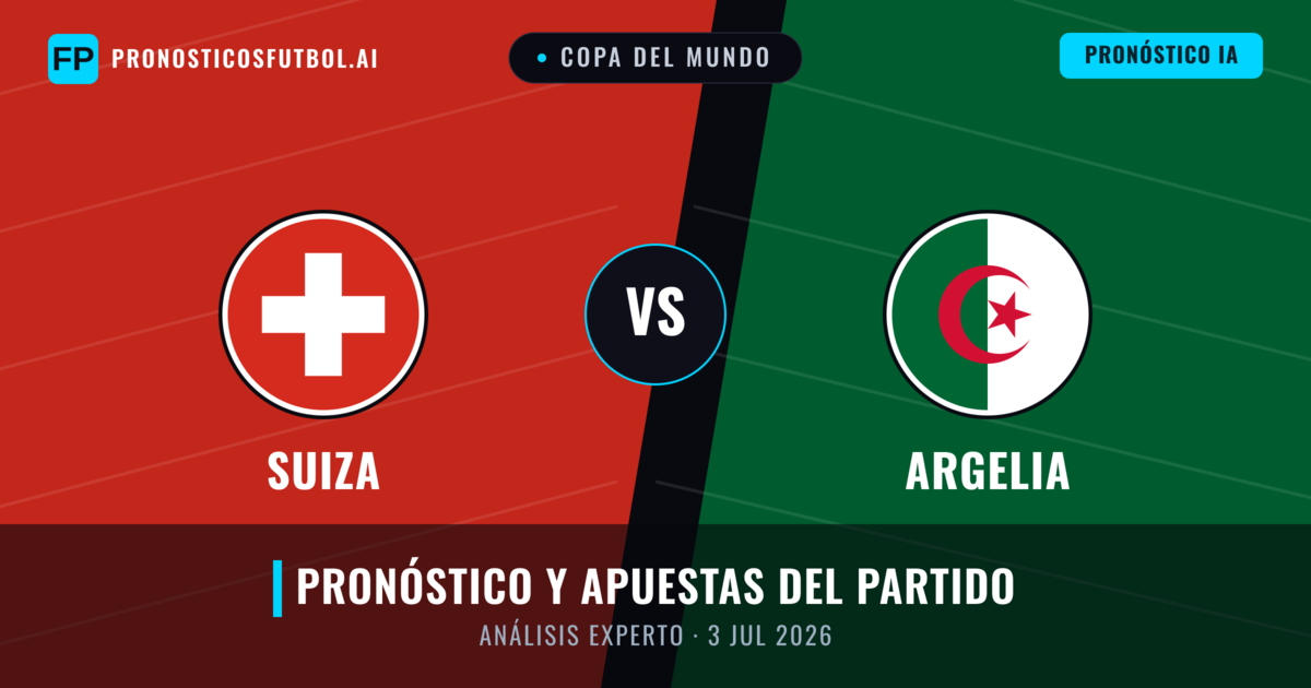 Suiza vs Argelia — pronóstico y previa del partido