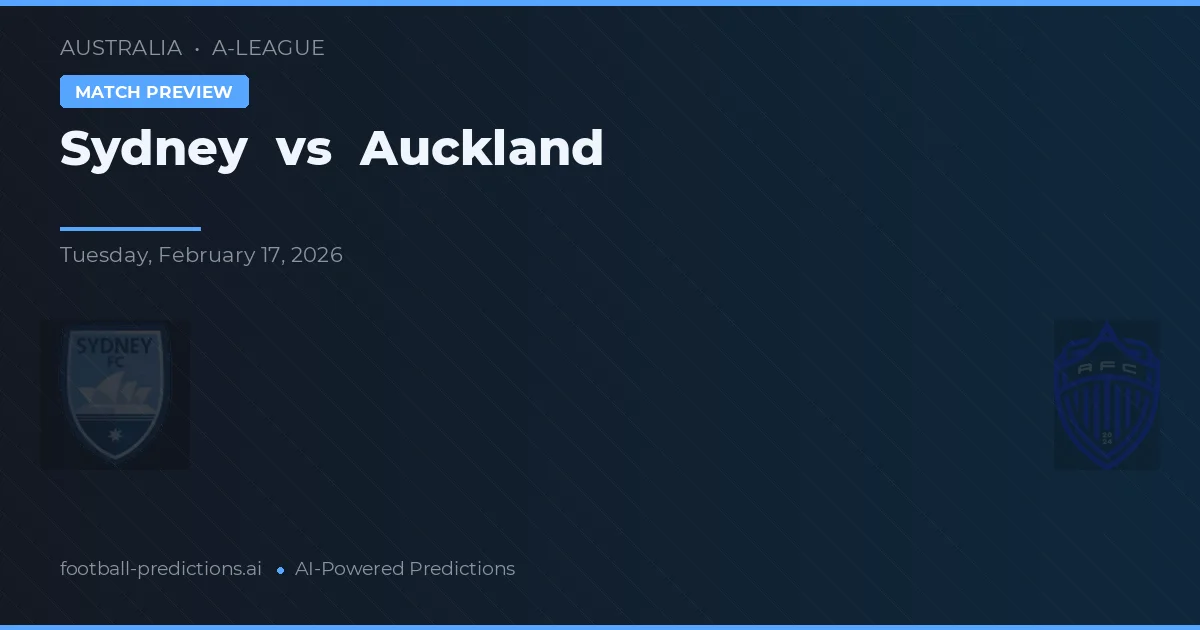 Sydney vs Auckland — pronóstico y previa del partido