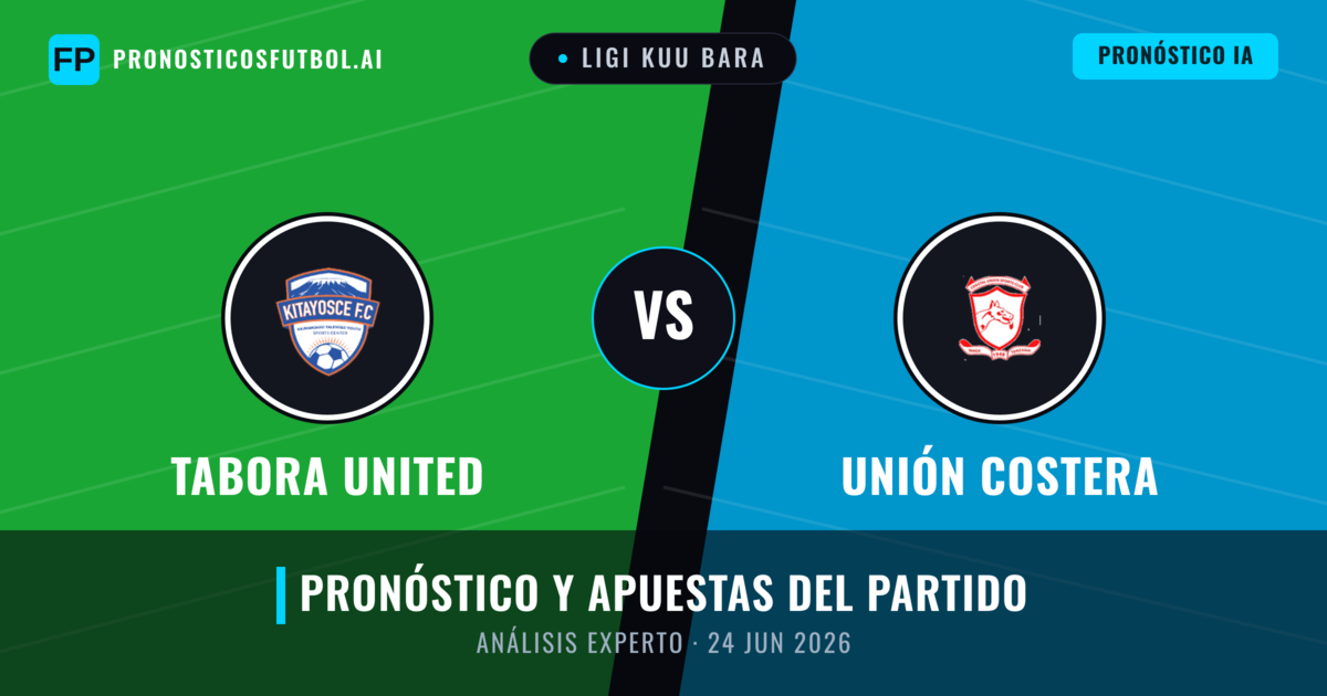 Tabora United vs Unión Costera — pronóstico y previa del partido