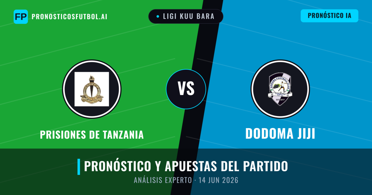 Prisiones de Tanzania vs Dodoma Jiji — pronóstico y previa del partido