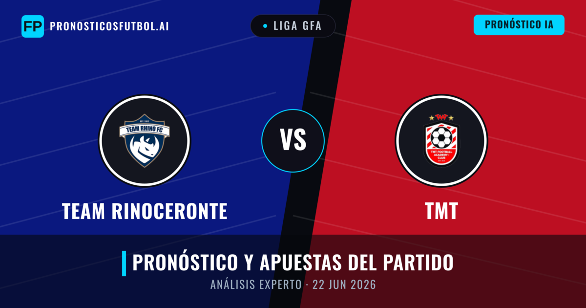 Team Rinoceronte vs TMT — pronóstico y previa del partido