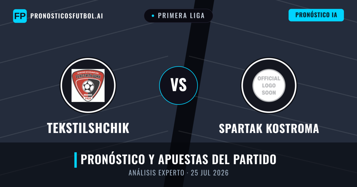 Tekstilshchik vs Spartak Kostroma — pronóstico y previa del partido