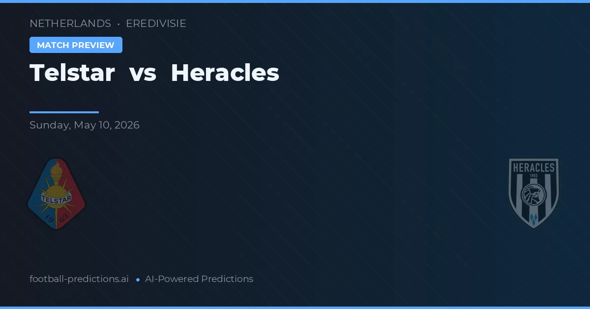 Telstar vs Heracles Almelo — pronóstico y previa del partido