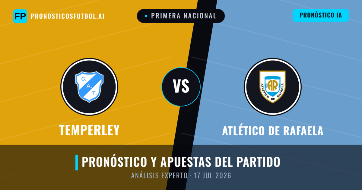 Temperley vs Atlético de Rafaela — pronóstico y previa del partido