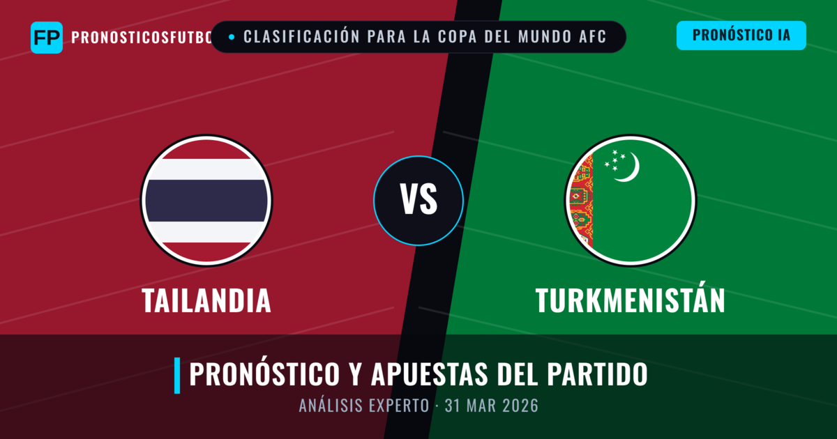 Tailandia vs Turkmenistán — pronóstico y previa del partido