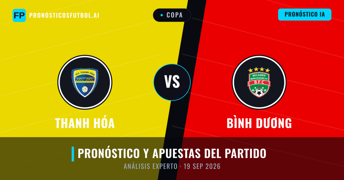 Thanh Hóa vs Bình Dương — pronóstico y previa del partido