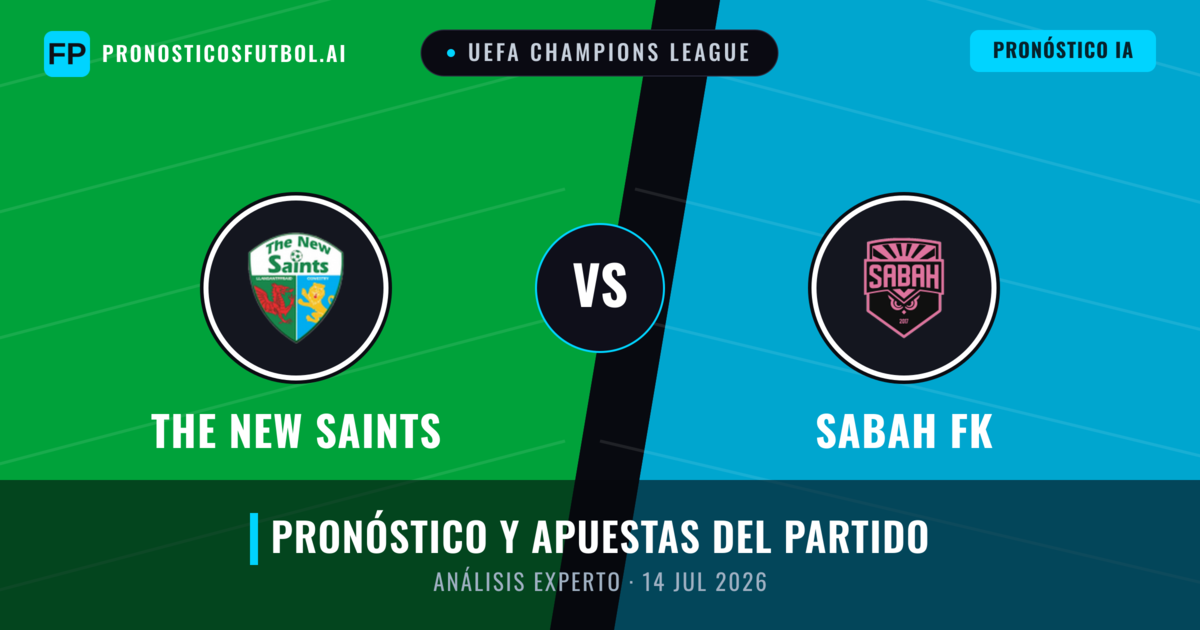 The New Saints vs Sabah FK — pronóstico y previa del partido