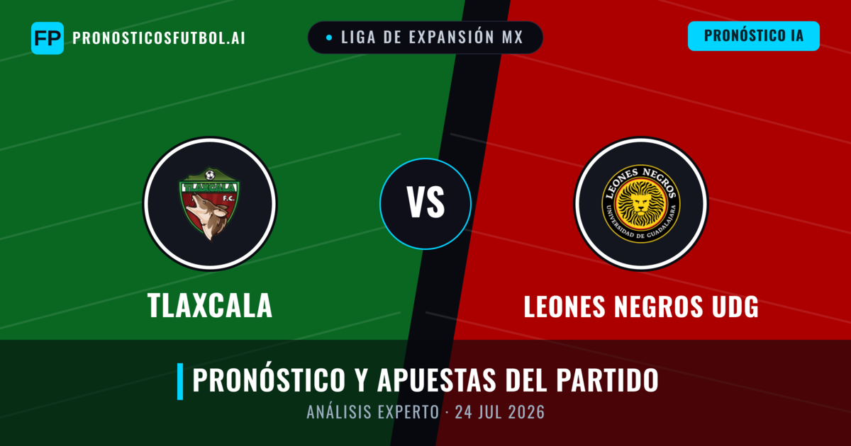 Tlaxcala vs Leones Negros UDG — pronóstico y previa del partido