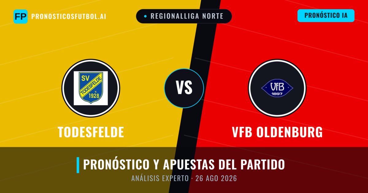 Todesfelde vs VfB Oldenburg — pronóstico y previa del partido