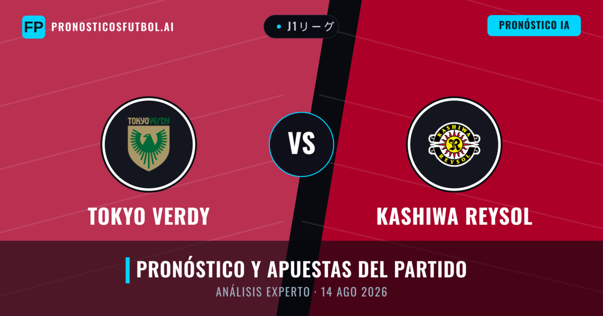 Tokyo Verdy vs Kashiwa Reysol — pronóstico y previa del partido