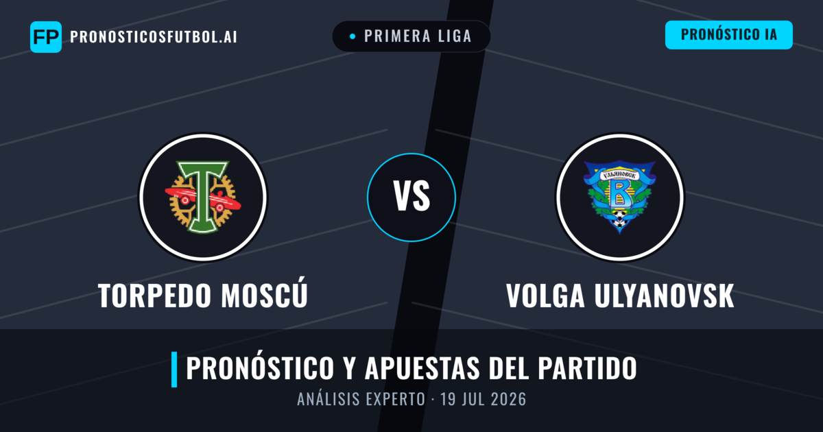 Torpedo Moscú vs Volga Ulyanovsk — pronóstico y previa del partido