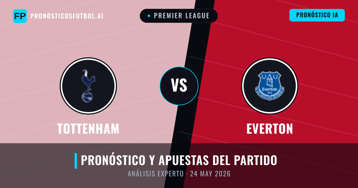 Tottenham vs Everton — pronóstico y previa del partido