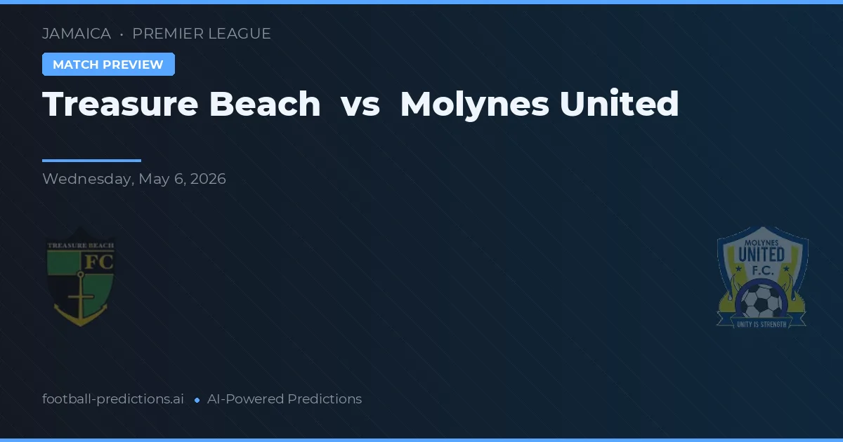 Treasure Beach vs Molynes United — pronóstico y previa del partido