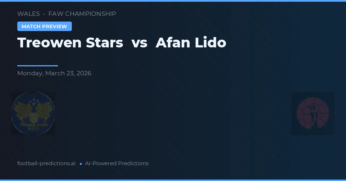 Treowen Stars vs Afan Lido — pronóstico y previa del partido