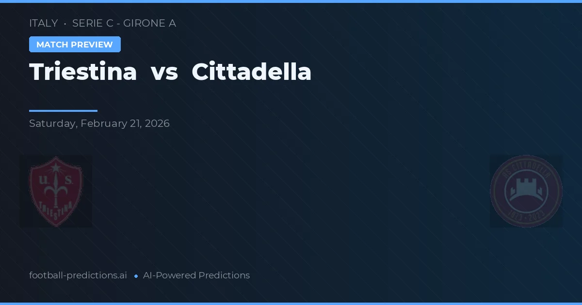 Triestina vs Cittadella — pronóstico y previa del partido