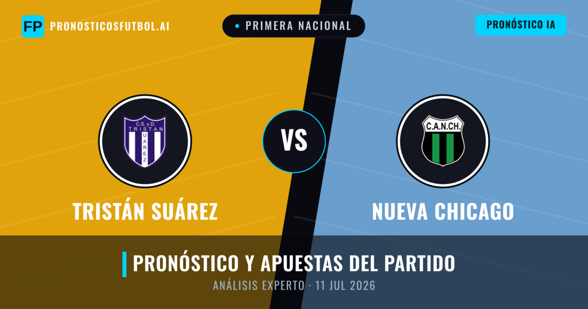 Tristán Suárez vs Nueva Chicago — pronóstico y previa del partido