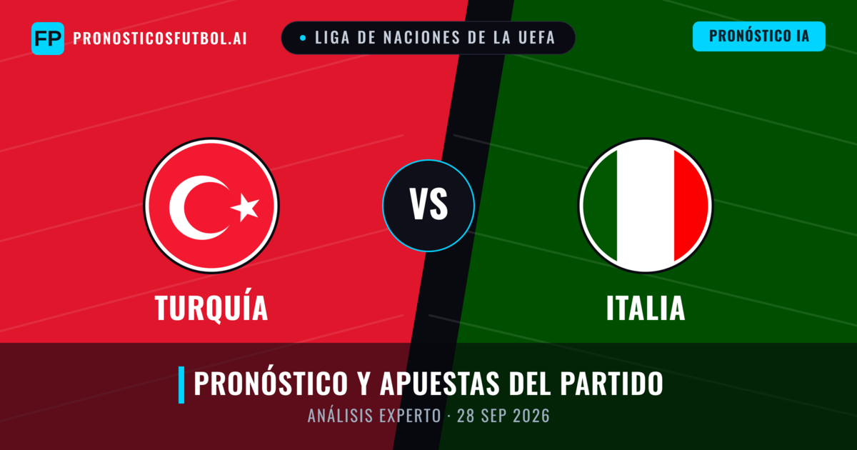 Turquía vs Italia — pronóstico y previa del partido