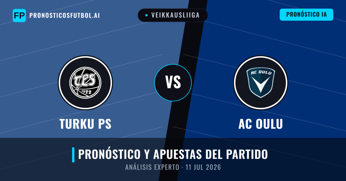 Turku PS vs AC Oulu — pronóstico y previa del partido