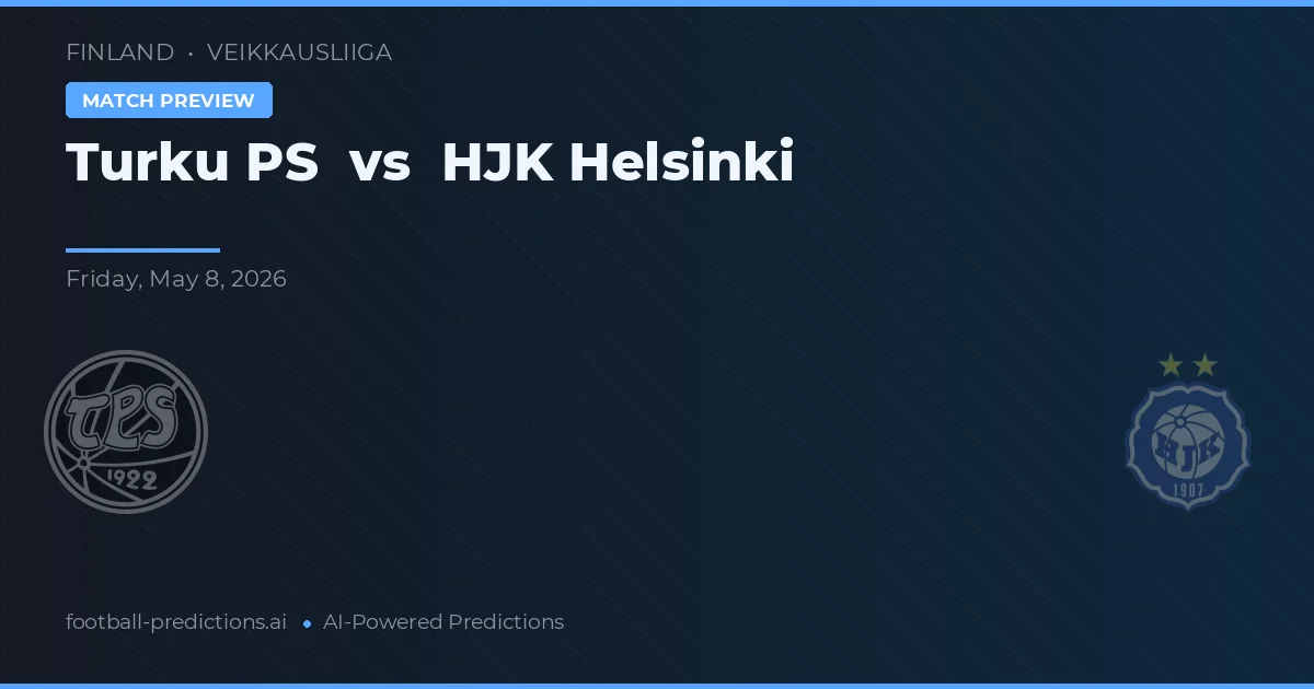 Turku PS vs HJK Helsinki — pronóstico y previa del partido