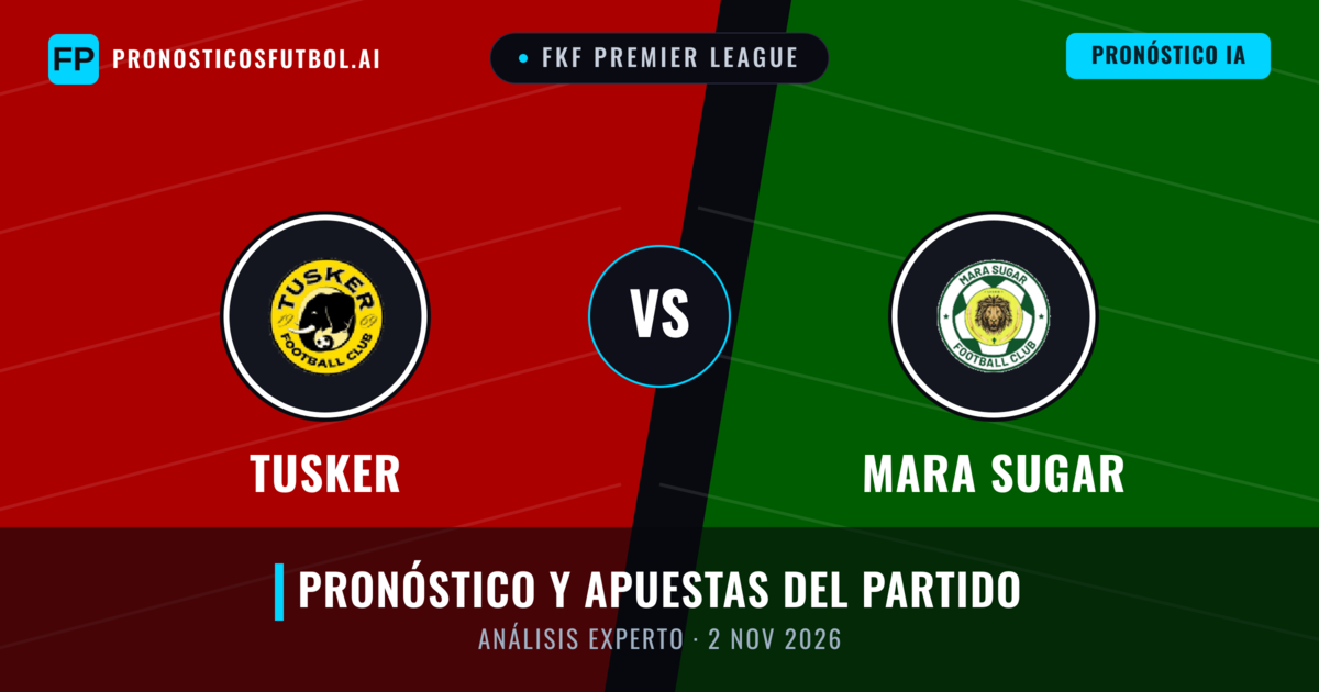 Tusker vs Mara Sugar — pronóstico y previa del partido