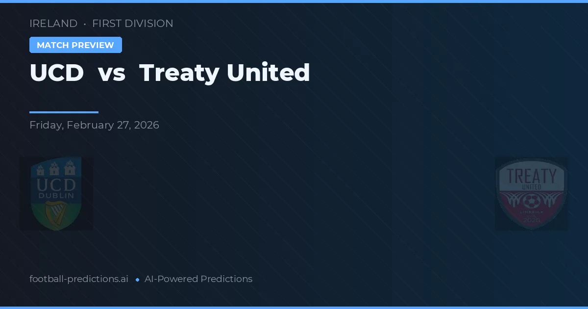 UCD vs Treaty United — pronóstico y previa del partido
