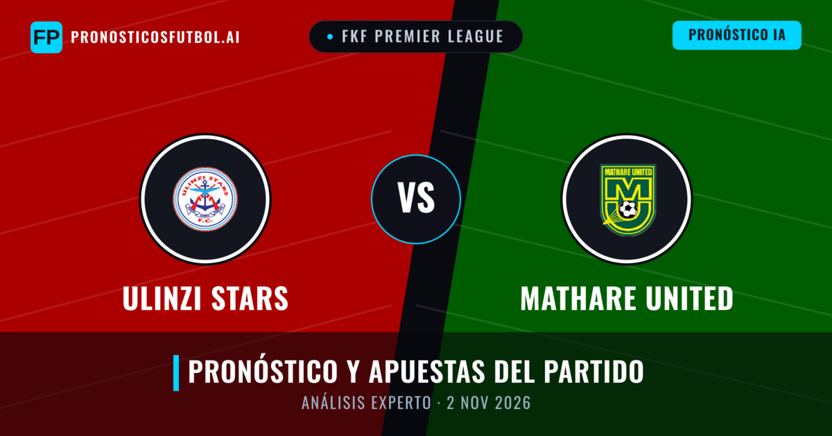 Ulinzi Stars vs Mathare United — pronóstico y previa del partido