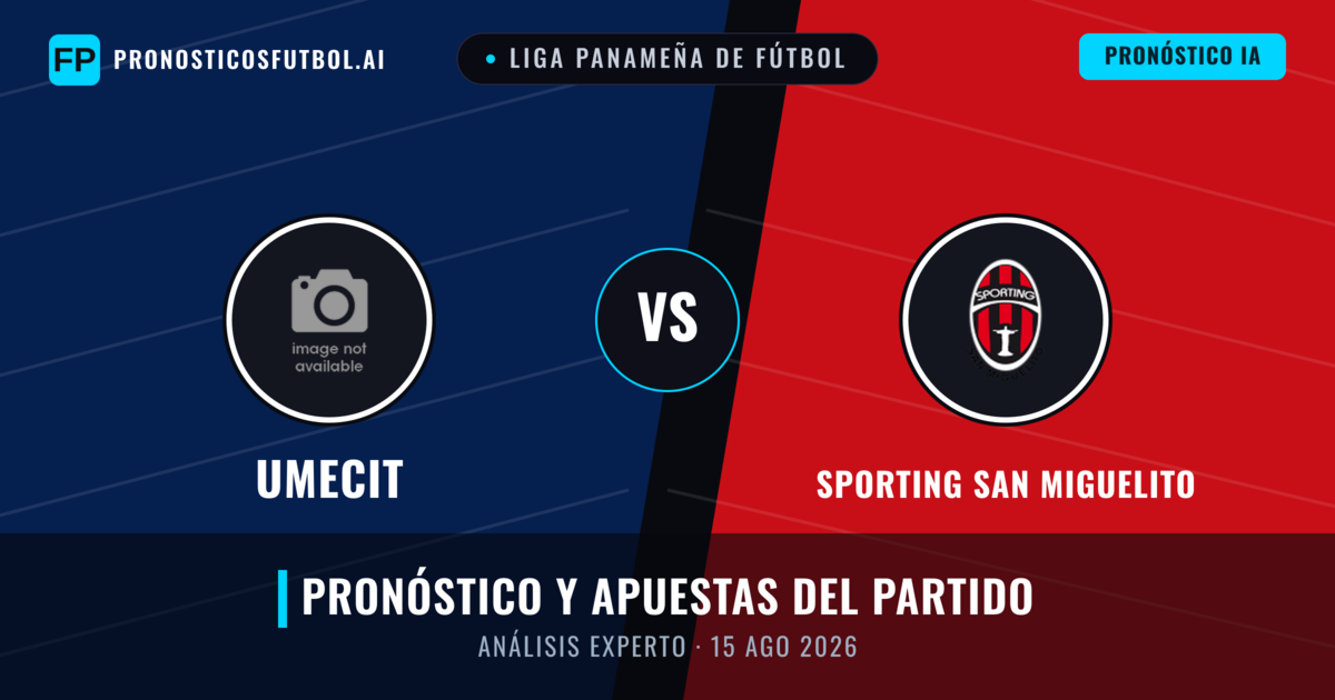 UMECIT vs Sporting San Miguelito — pronóstico y previa del partido