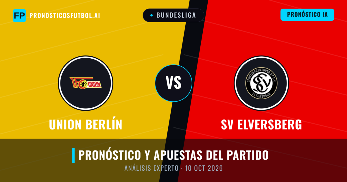 Union Berlín vs SV Elversberg — pronóstico y previa del partido