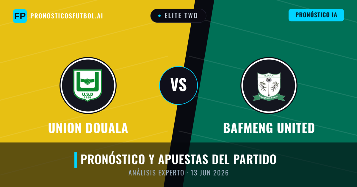 Union Douala vs Bafmeng United — pronóstico y previa del partido