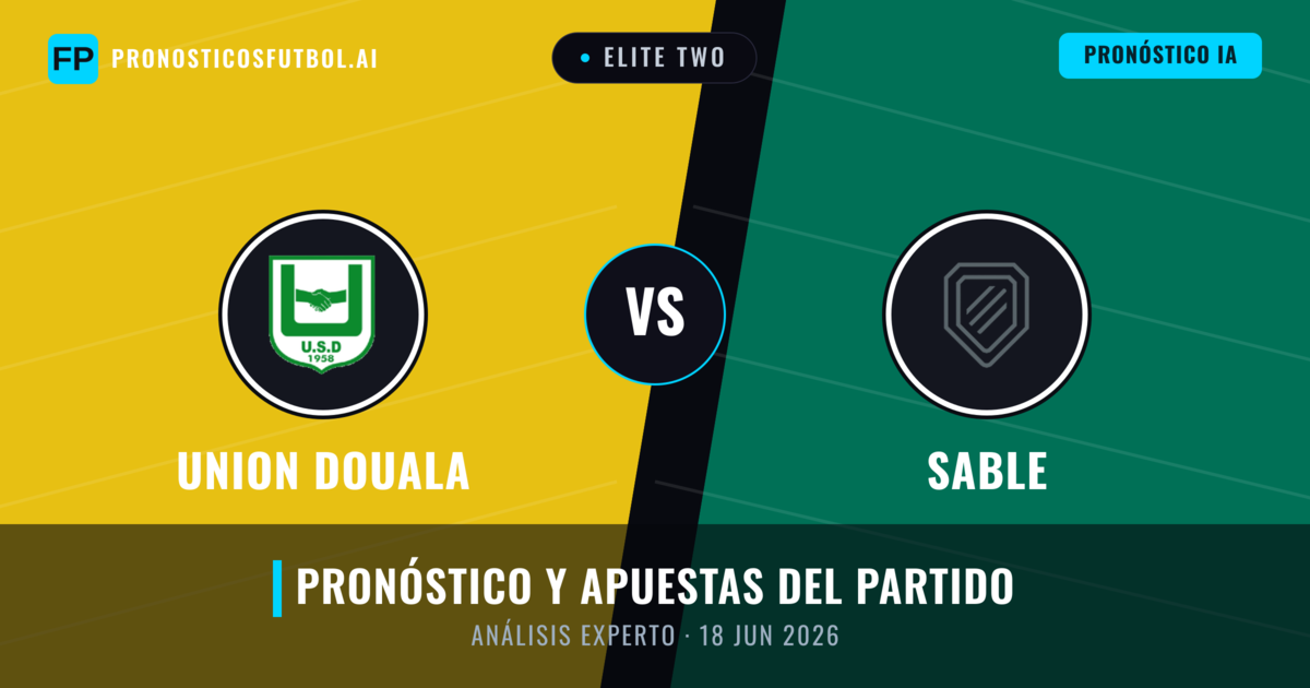 Union Douala vs Sable — pronóstico y previa del partido