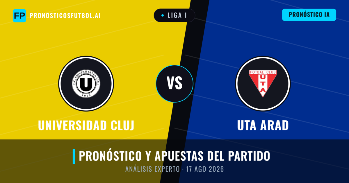 Universidad Cluj vs Uta Arad — pronóstico y previa del partido