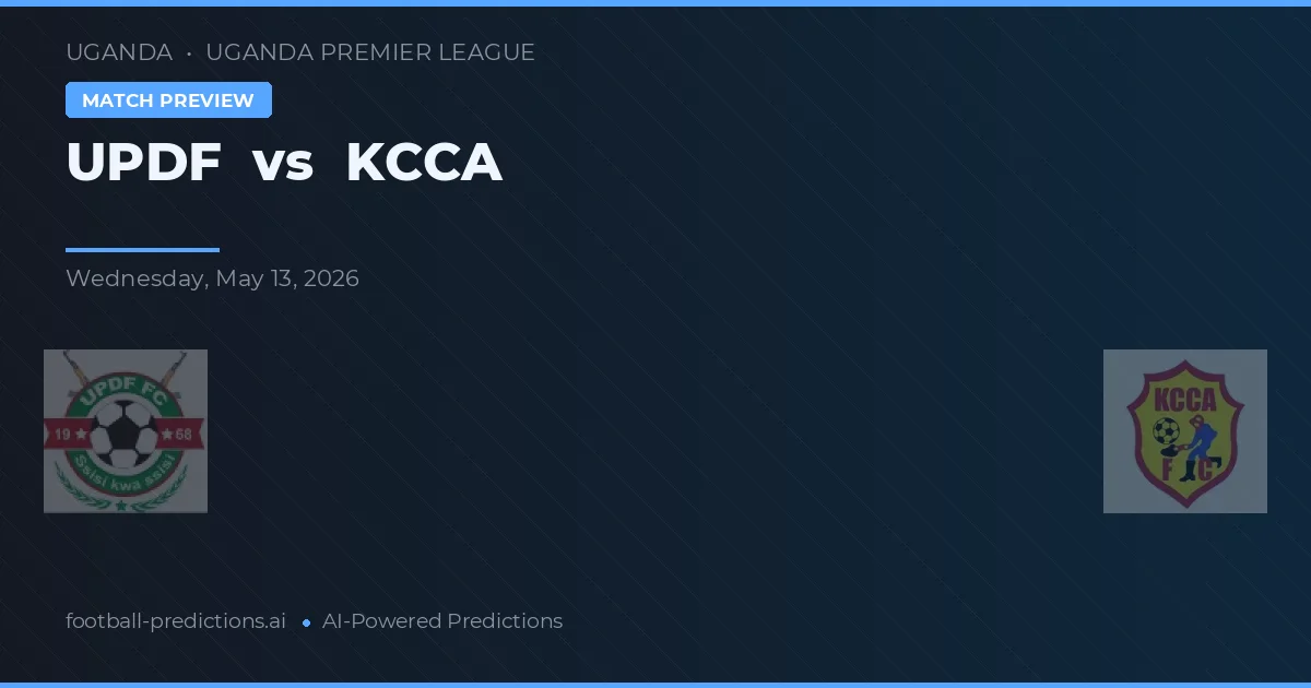 UPDF vs KCCA — pronóstico y previa del partido