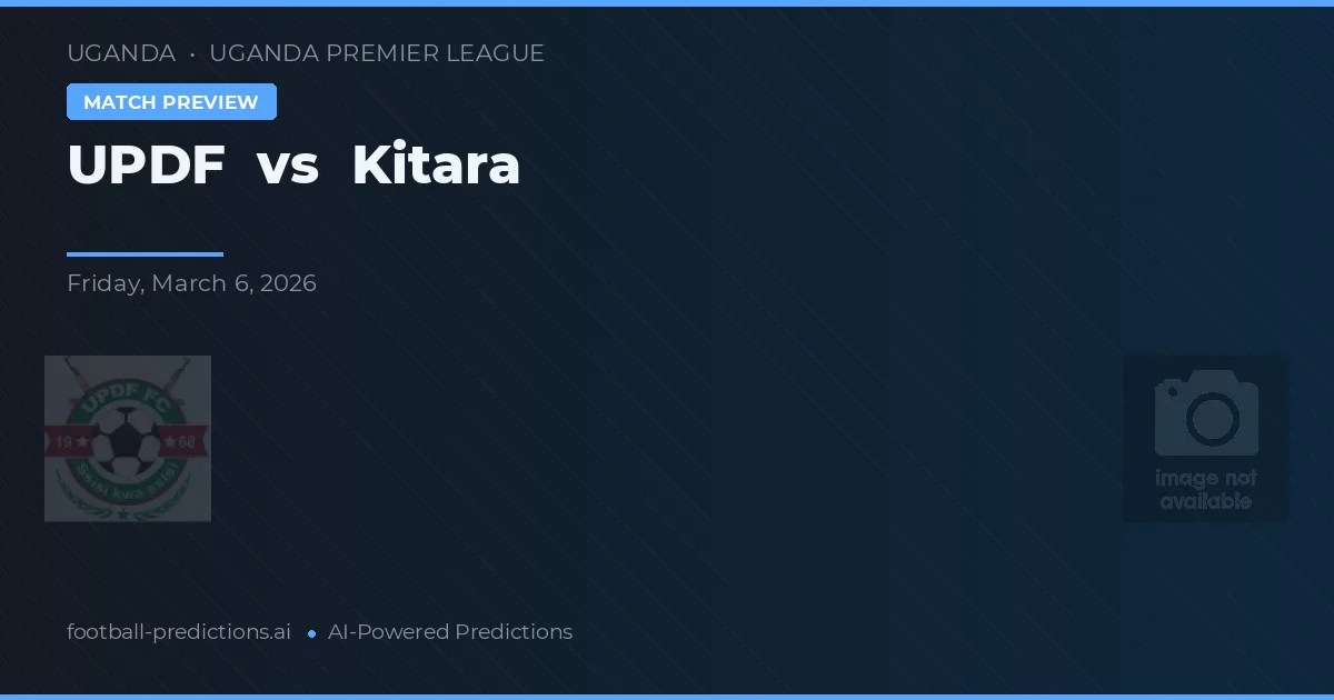 UPDF vs Kitara — pronóstico y previa del partido