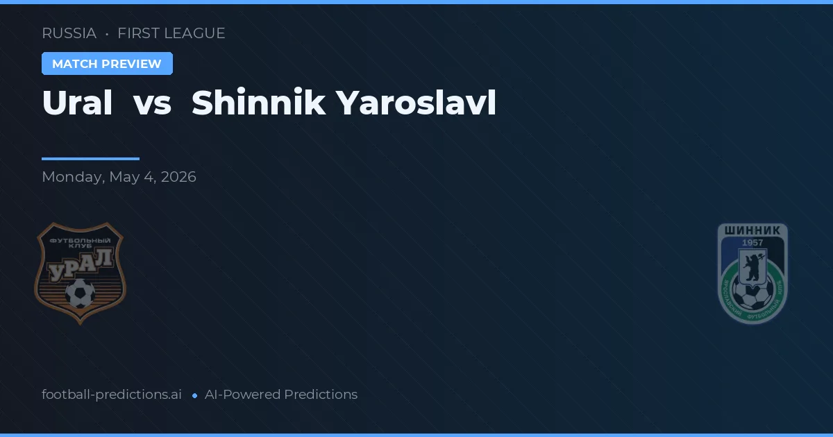 Ural vs Shinnik Yaroslavl preview