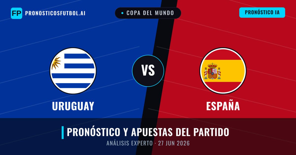 Uruguay vs España — pronóstico y previa del partido