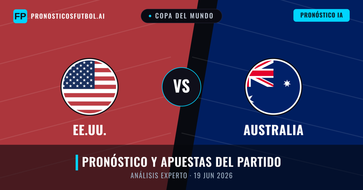 EE.UU. vs Australia — pronóstico y previa del partido