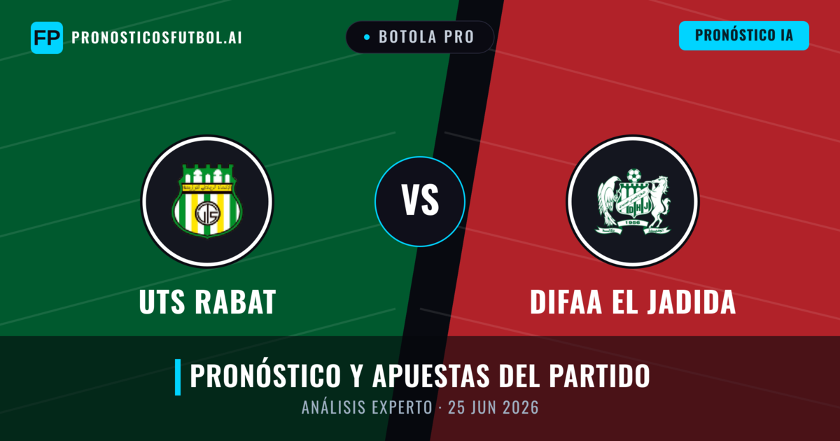 UTS Rabat vs Difaa El Jadida — pronóstico y previa del partido