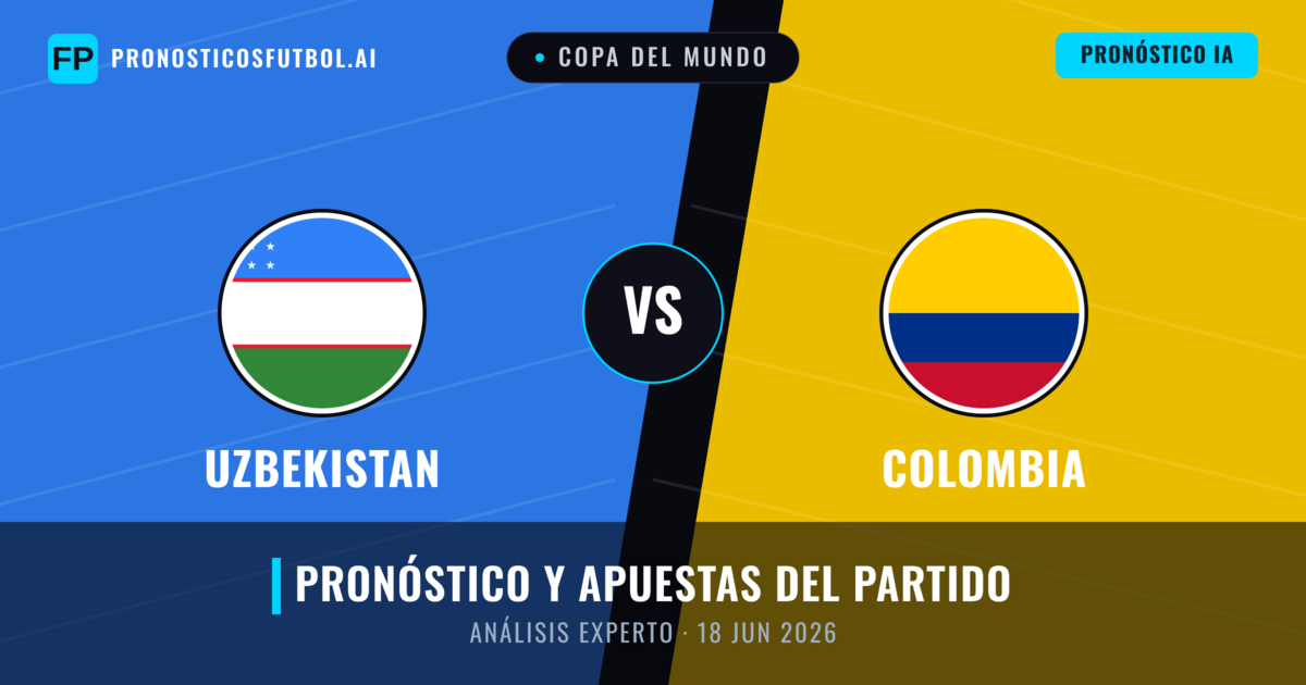 Uzbekistan vs Colombia — pronóstico y previa del partido