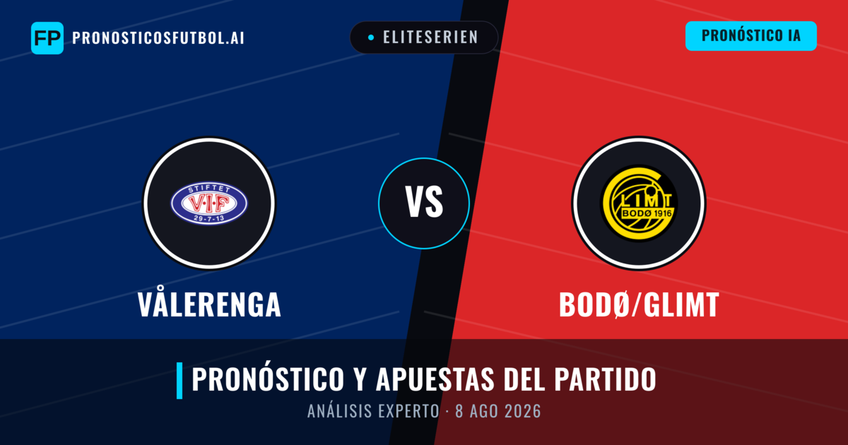 Vålerenga vs Bodø/Glimt — pronóstico y previa del partido