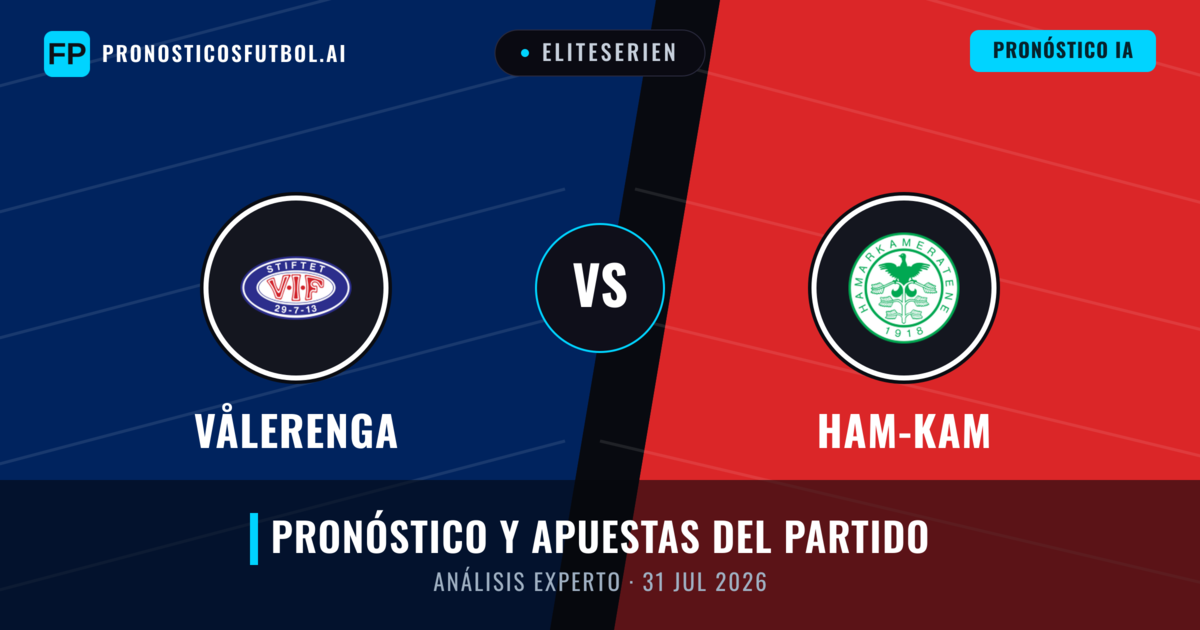 Vålerenga vs Ham-Kam — pronóstico y previa del partido