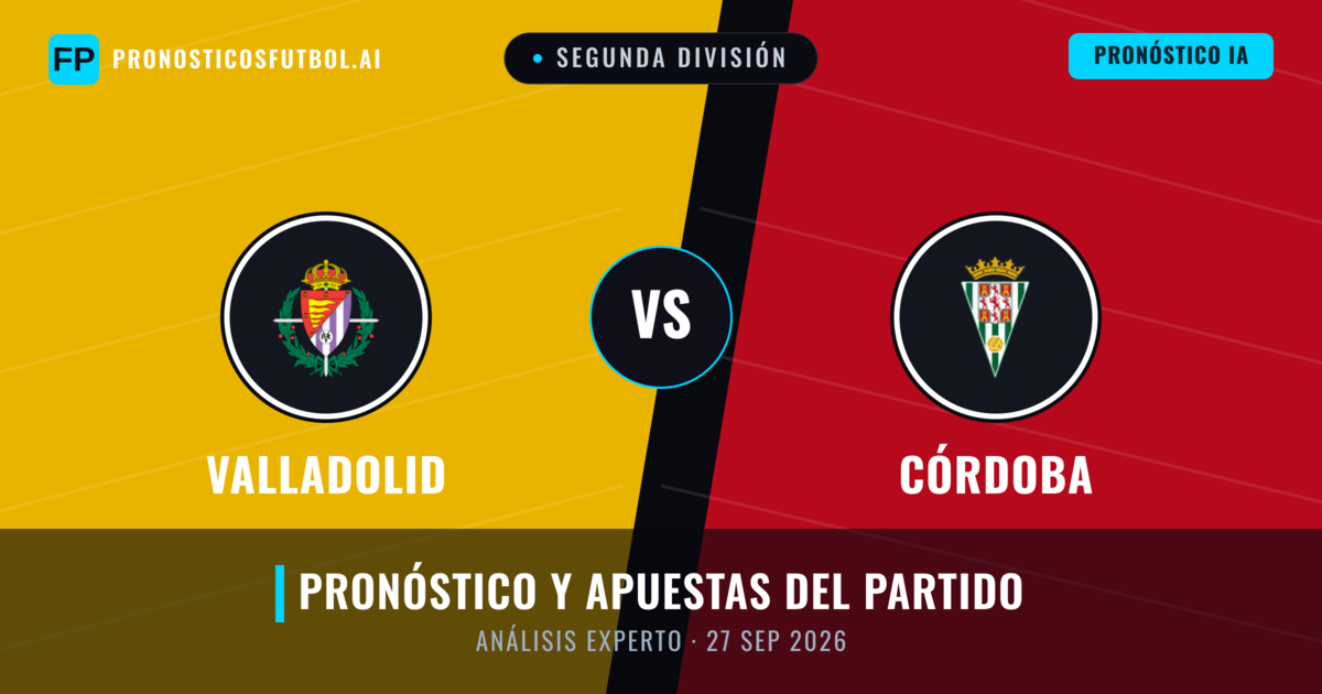 Valladolid vs Córdoba — pronóstico y previa del partido