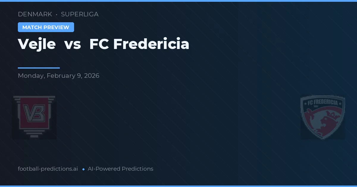 Vejle vs FC Fredericia — pronóstico y previa del partido
