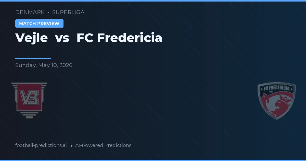 Vejle vs FC Fredericia — pronóstico y previa del partido