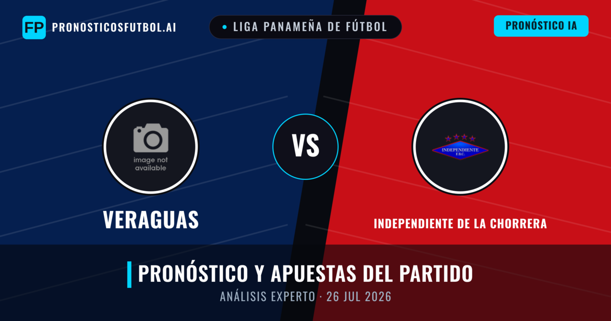 Veraguas vs Independiente de La Chorrera — pronóstico y previa del partido