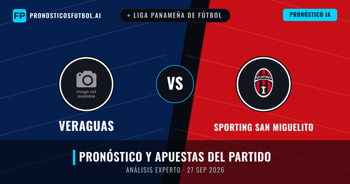 Veraguas vs Sporting San Miguelito — pronóstico y previa del partido