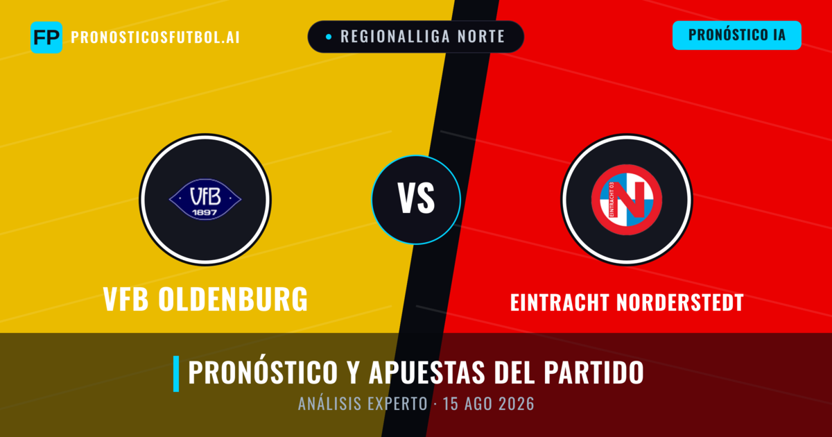 VfB Oldenburg vs Eintracht Norderstedt — pronóstico y previa del partido