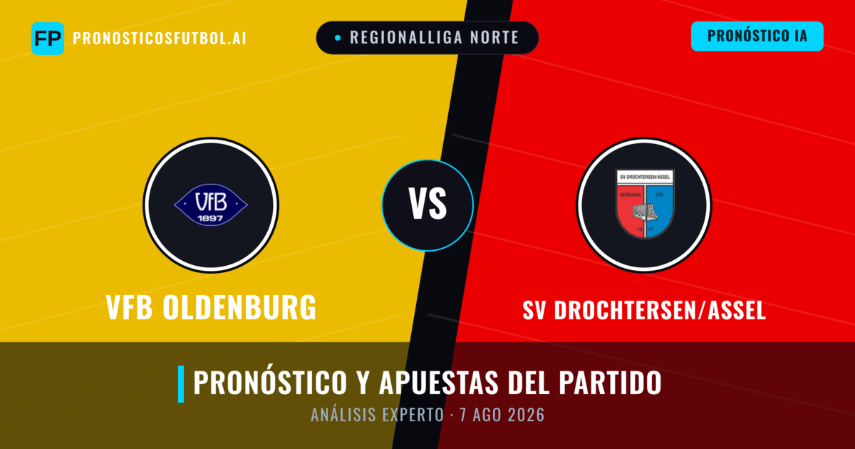 VfB Oldenburg vs SV Drochtersen/Assel — pronóstico y previa del partido