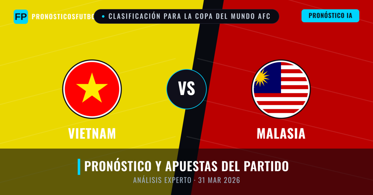 Vietnam vs Malasia — pronóstico y previa del partido